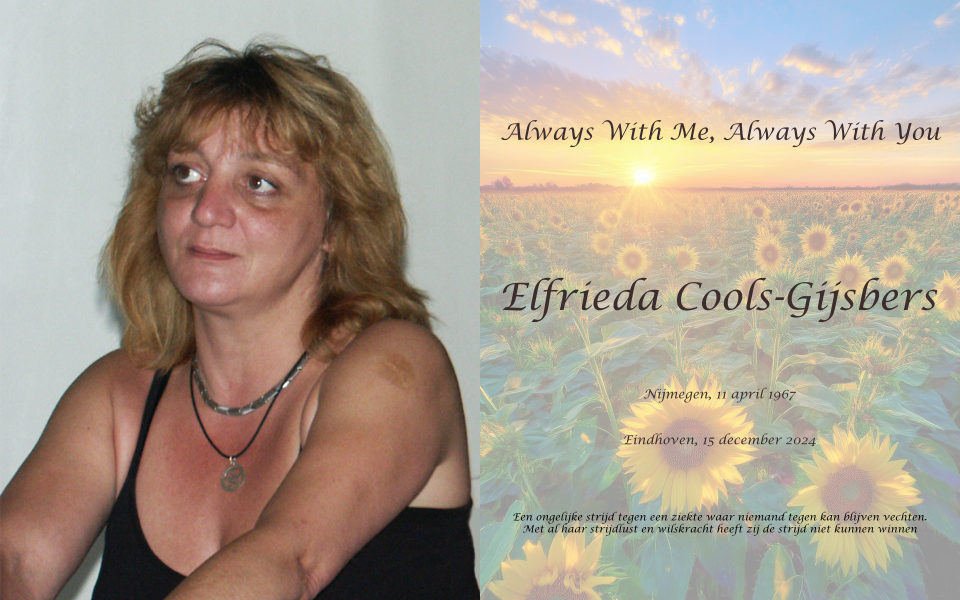 In memoriam Elfrieda Cools - Gijsbers 